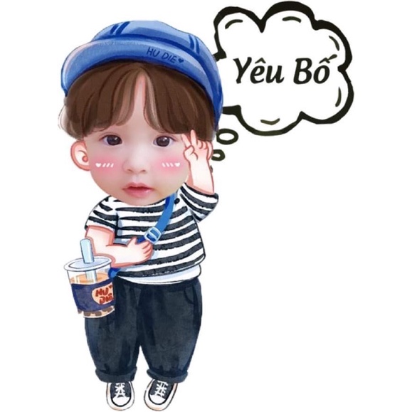 Hình chibi sinh nhật  cao 25cm, thiết kế chibi sinh nhật cho bé trang trí tiệc sinh nhật