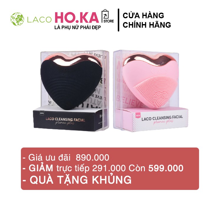 Máy Rửa Mặt LaCo Luxury Chính Hãng Nâng Cơ Massage Sạch Sâu Đẩy Tính Chất - HOKA SHOP