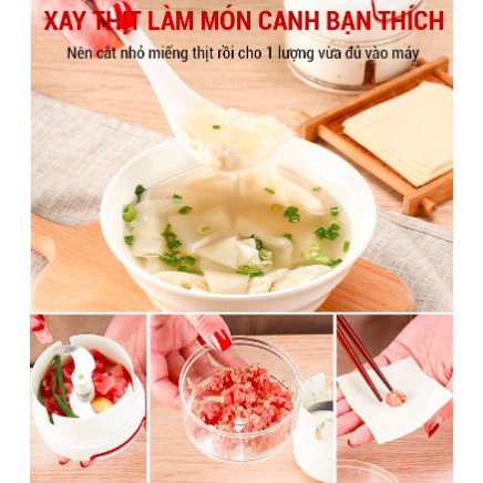 {SẢN PHẨM} Máy xay tỏi ớt cầm tay Mini Food Chopper