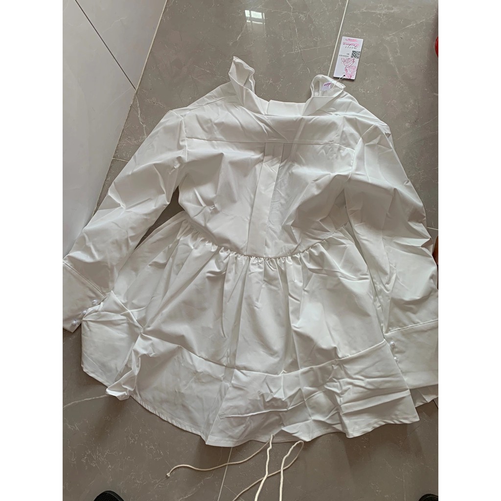 [Sẵn Hàng]♥️Set Áo Corset Victorian+Đầm,Váy Trắng(ảnh thật)Size S-&gt;XL Hoa Tiết Cổ Điển Vintage