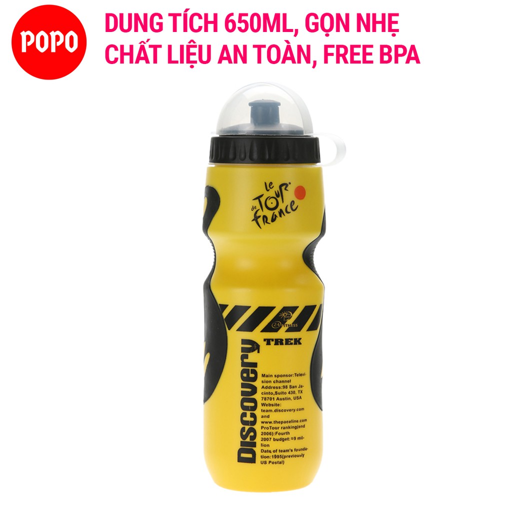 Bình Nước cao cấp POPO Sports 650ml