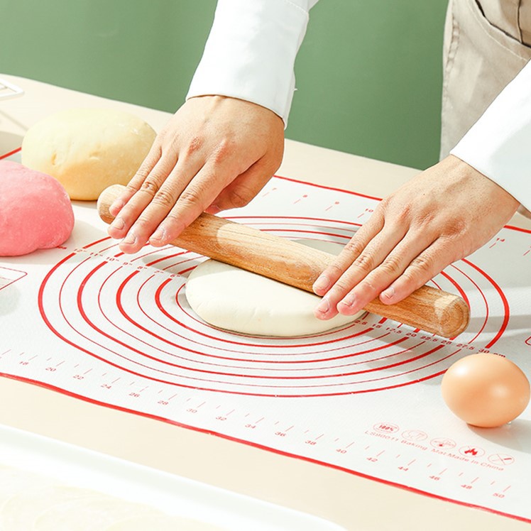 Tấm nhào bột chống dính sợi thủy tinh tặng kèm miếng cắt bột