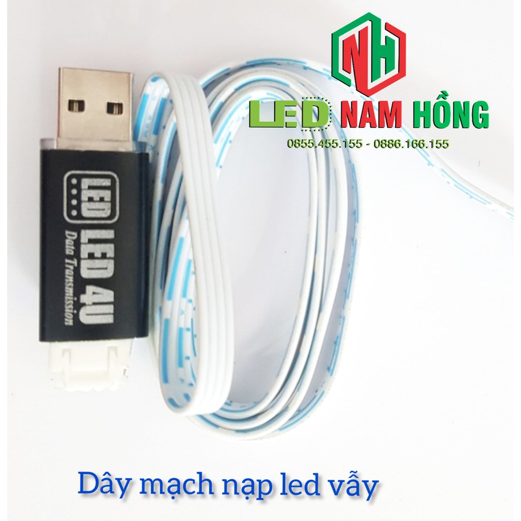 Dây USB nạp Led vẫy 4u