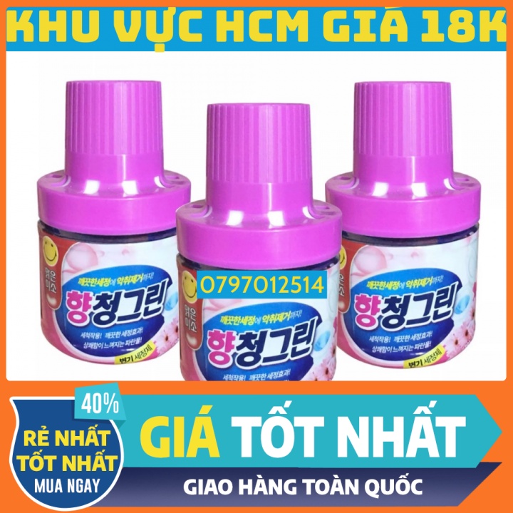 Cốc thả bồn cầu hương hoa hàn quốc, Chai thả bồn cầu hàn quốc diệt khuẩn