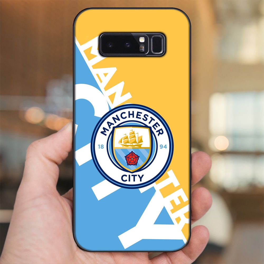 Ốp lưng Samsung Note 8 viền đen in hình Manchester City MC