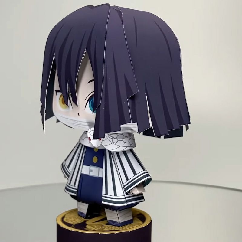 Mô hình giấy anime Xà Trụ Iguro Obanai ver.2