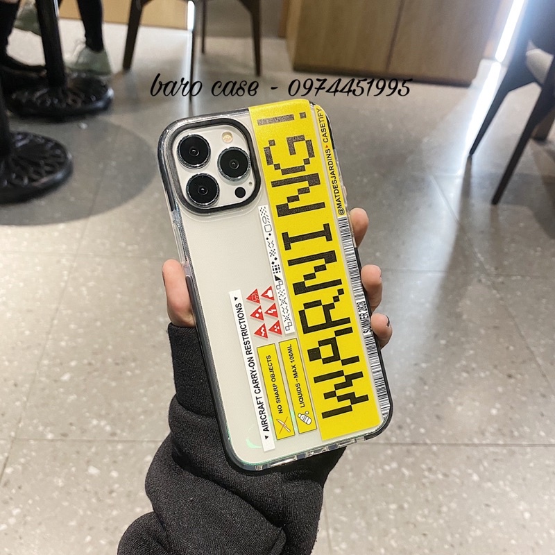 Ốp lưng iphone - ốp iphone trong warning chống ố