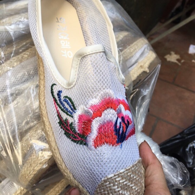 Dép nữ cói lưới