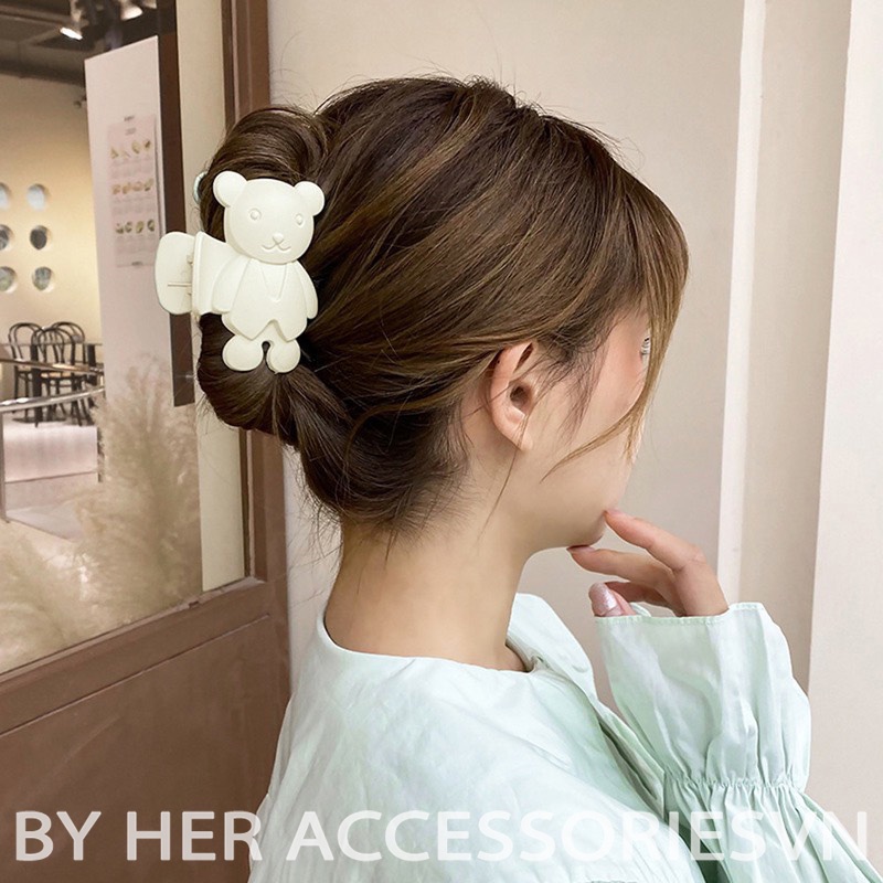 Kẹp Càng Cua, Kẹp tóc Gấu Bear phong cách Hàn Quốc độc đáo, Her Accessories K8