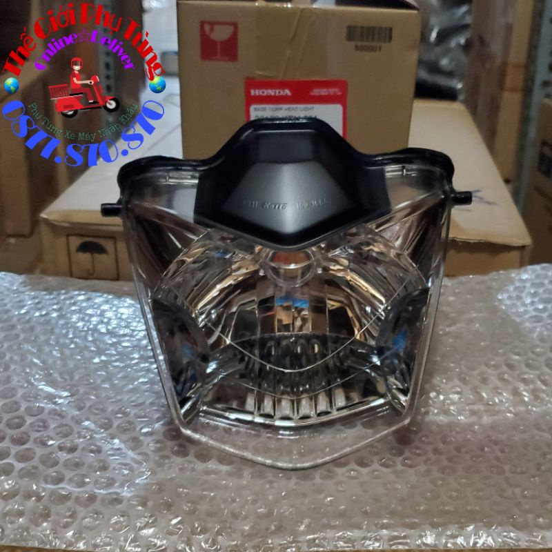 Đèn pha, chóa đèn trước Future 2 zin Honda Thái Lan 33120-KPH-651