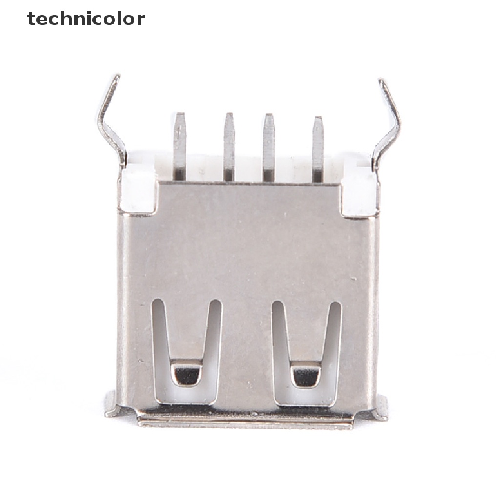 Giắc Cắm Đơn Cổng USB 2.0 Loại A 4-Pin DIP 180 Độ