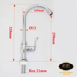 VÒI RỬA CHÉN LẠNH EUROLIFE EL-VCT02