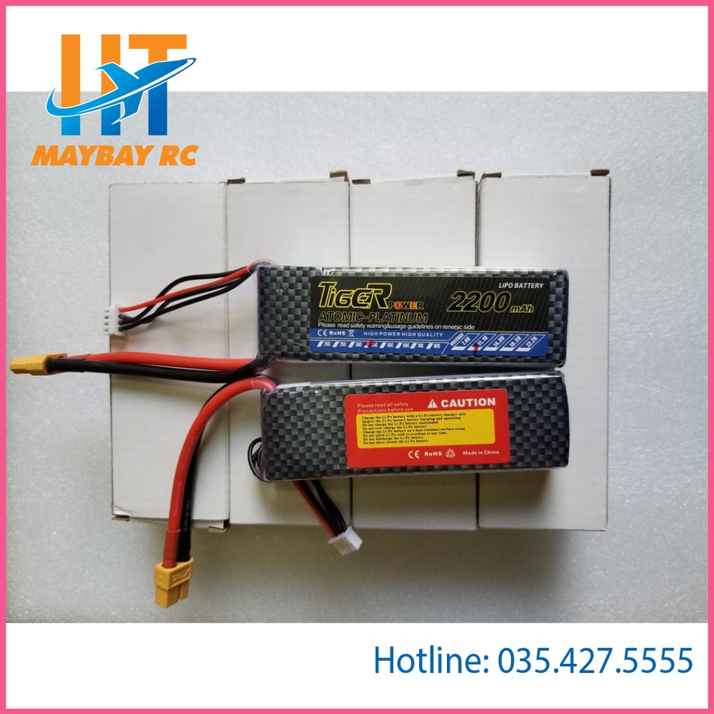 Pin lipo Tiger 3s 11.1V 2200mah 35C