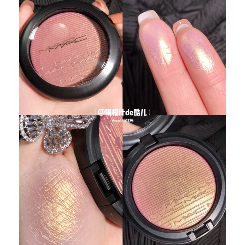 Phấn bắt sáng Extra Dimension Skinfinish Poudre Lumiere màu beaming blush 9g