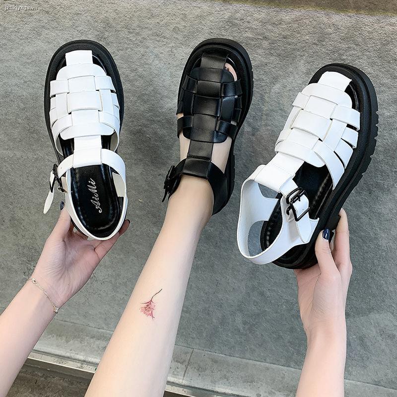 Giày Sandal Đế Dày Thời Trang Hàn Quốc 2021 Dành Cho Nữ