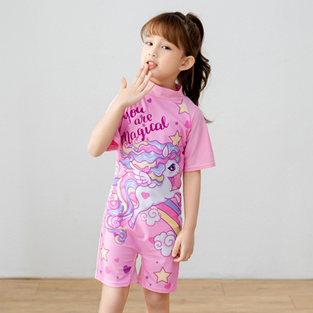 Đồ Bơi Một Mảnh In Chữ My Little Pony 12 Kiểu Cho Bé Gái