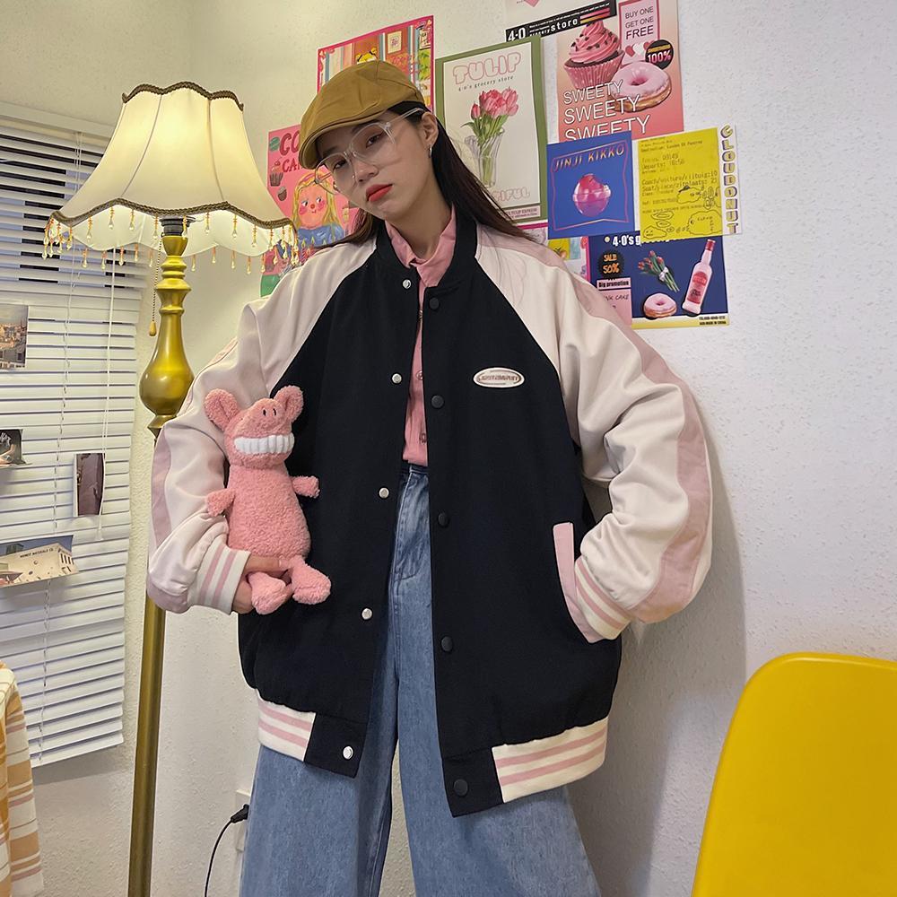 Áo Khoác Bóng Chày Thời Trang Hàn Quốc 2021 Cho Cặp Đôi | BigBuy360 - bigbuy360.vn