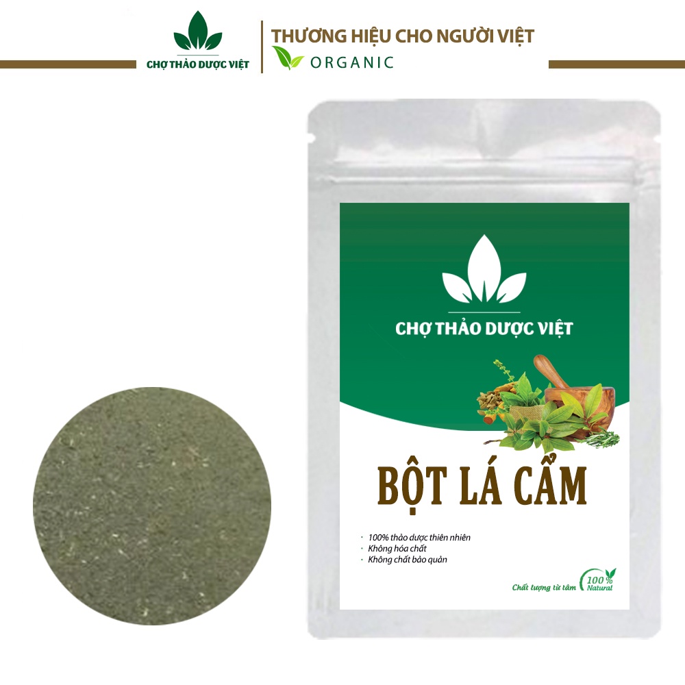 Bột lá cẩm tím sấy lạnh nguyên chất 500g ( Bột rau củ tạo màu thực phẩm dùng nấu xôi, làm bánh) Chợ Thảo Dược Việt
