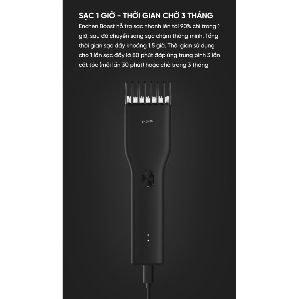 Tông đơ cắt tóc Enchen Boost - Màu sắc ngẫu nhiên