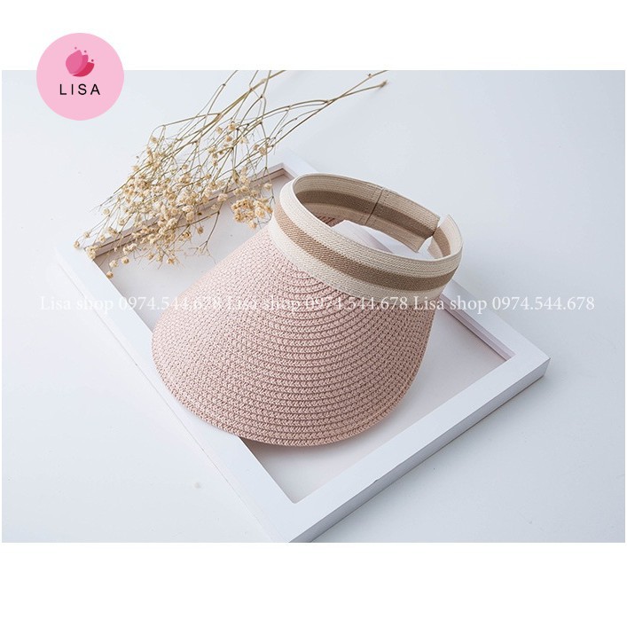 [HÀNG LOẠI 1] Mũ cói, nón cói đi biển đầu trống phong cách thời trang năng động cho nữ hottrend 2021, M21