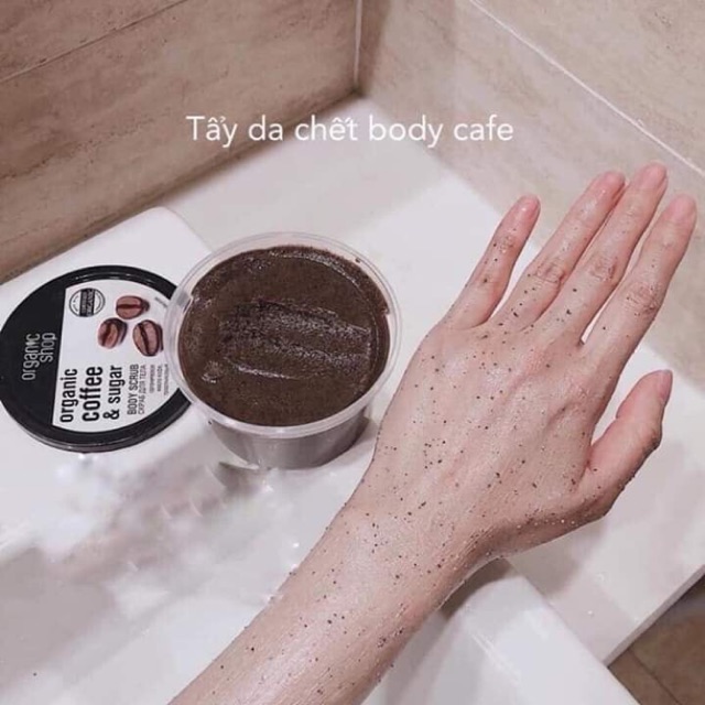 Tẩy da chết body Organic coffee sugar