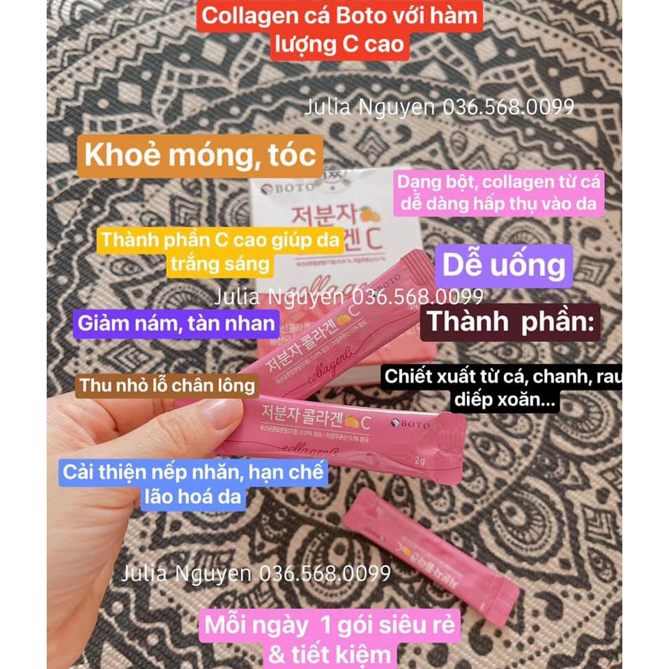 Bột Uống Collagen Boto Hàn Quốc Bổ Sung Vitamin C Sự Kết Hợp Tuyệt Vời Đẹp Da | BigBuy360 - bigbuy360.vn