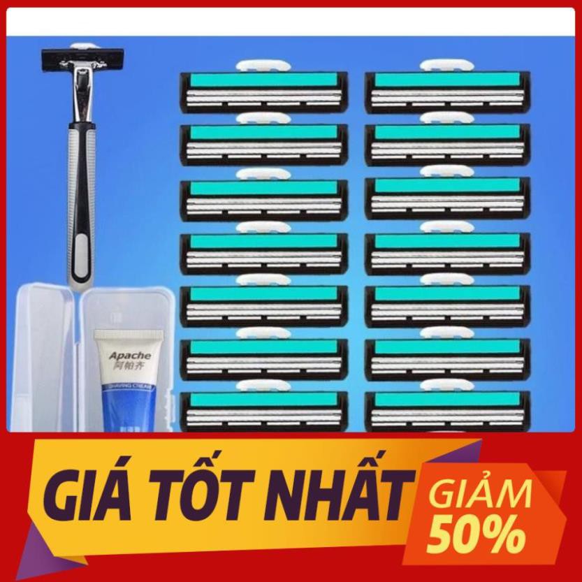 Bộ Cạo Râu Kèm 36 Lưỡi Kép Và 1 Kem Cạo Râu - bộ cạo râu 38 món siêu tiết kiệm