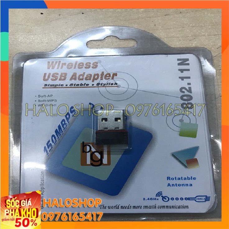 THIẾT BỊ THU WIFI 802.11 NANO