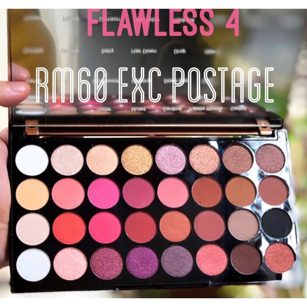 bảng màu mắt revolution flawless 3, 4 bill anh