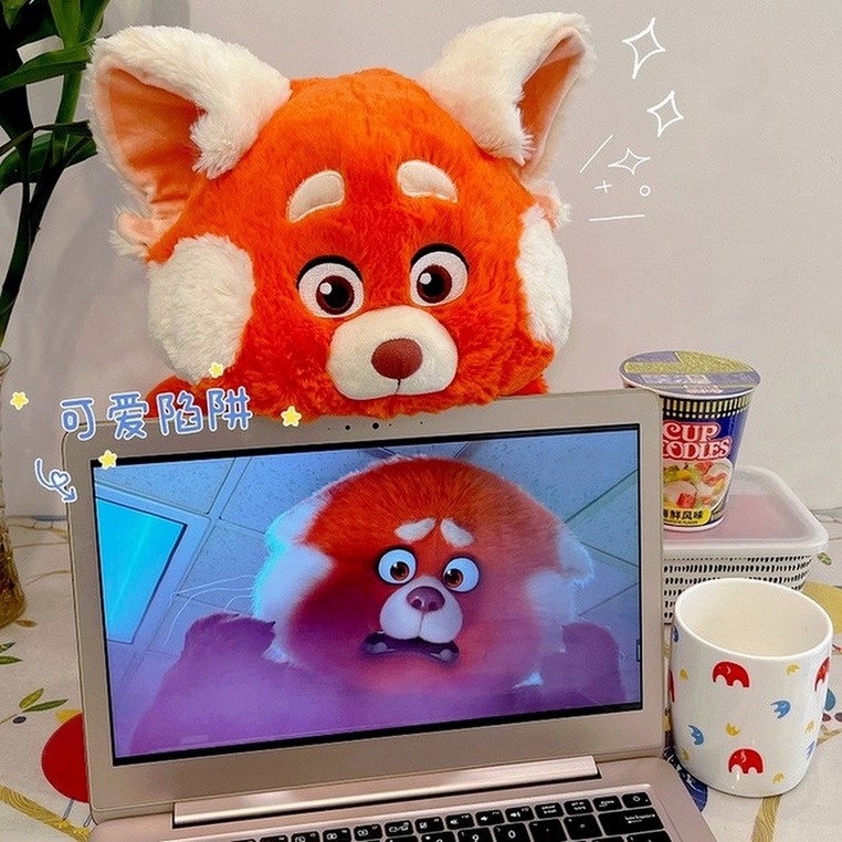 Gấu Nhồi Bông Màu Đỏ 40cm Dễ Thương Cho Bé