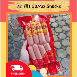 Xúc Xích Winner Super Chef CP 8 PC 500g-Ăn Vặt Sumo Snack