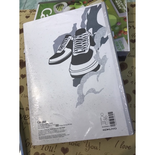 Vở kẻ ngang 80 trang Campus Sneakers
