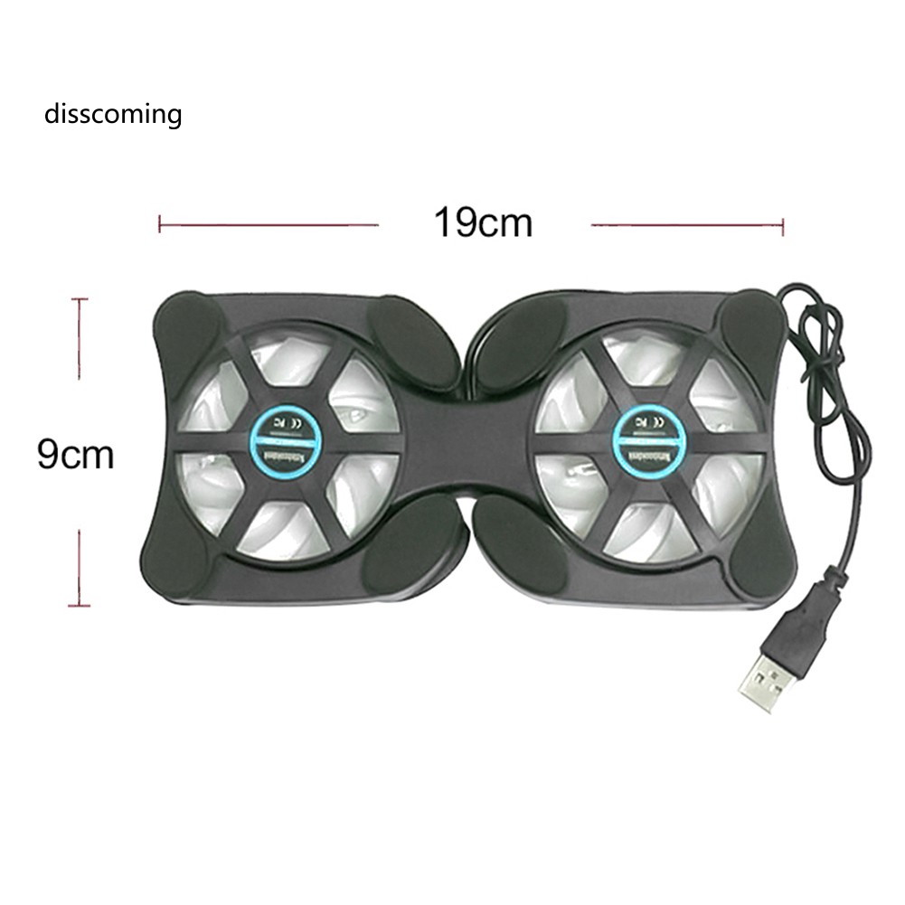 Quạt Tản Nhiệt FS-14inch USB 2 Quạt Tản Nhiệt Cho Laptop