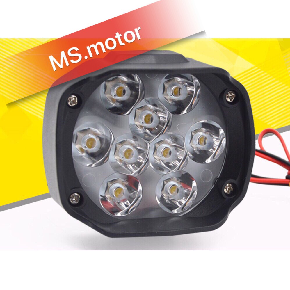 ĐÈN TRỢ SÁNG XE MÁY L5 6 LED LẮP XE MÁY - XE ĐẠP ĐIỆN / MS.MOTOR