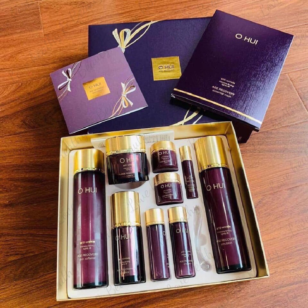 Set Ohui Recovery Baby Collagen – Ohui Tím Bổ Sung Collagen / Bộ 8 Món Chính Hãng