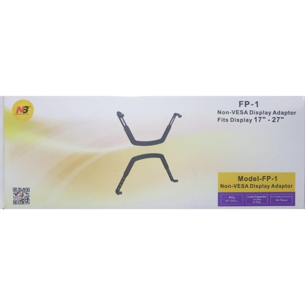 Kẹp Màn Hình North Bayou NB-FP1 17-27inch Cho Màn Hình Không Có Lỗ Bắt Vít
