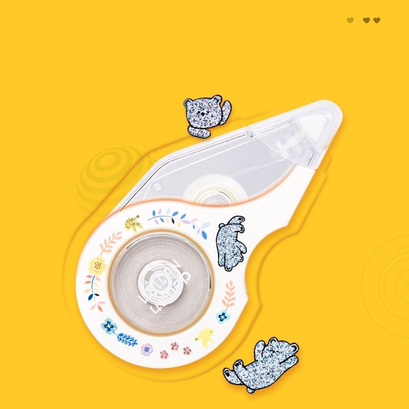 Bút/Băng xóa kéo Deli 5mm x 12m họa tiết dễ thương