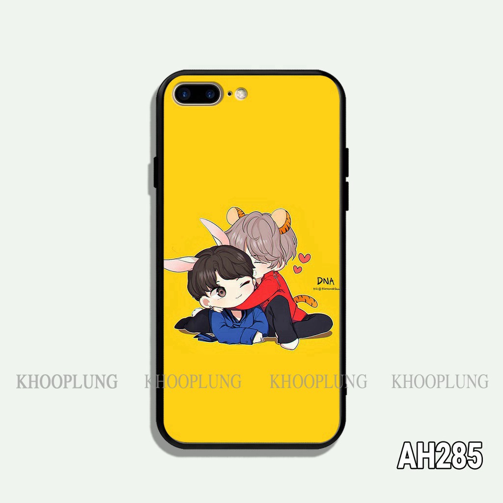 [SALE] Ốp lưng iPhone 7 Plus - iPhone 8 Plus in hình idol BTS Taehyung Jimin Jungkook