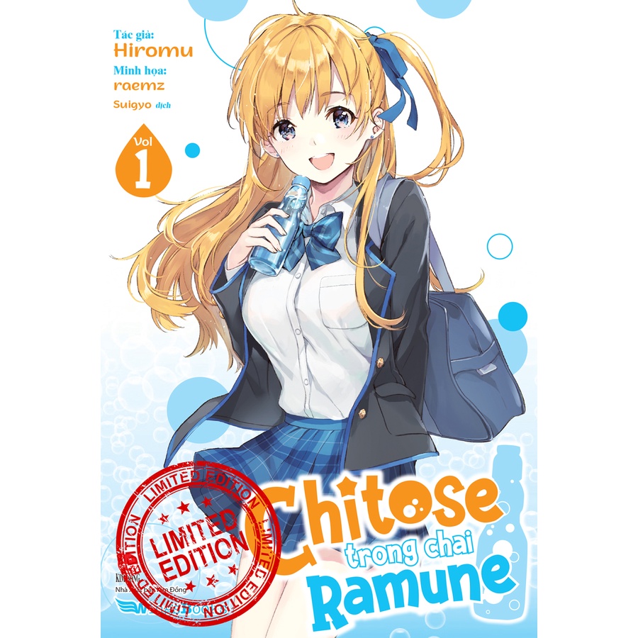 Truyện - Chitose trong chai Ramune - Tập 1 - Bản giới hạn (Tặng kèm 1 bìa áo Limited + 02 Postcard)