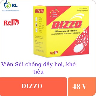 Viên Sủi Dizzo- Sủi Thảo dược chống đầy hơi, khó tiêu