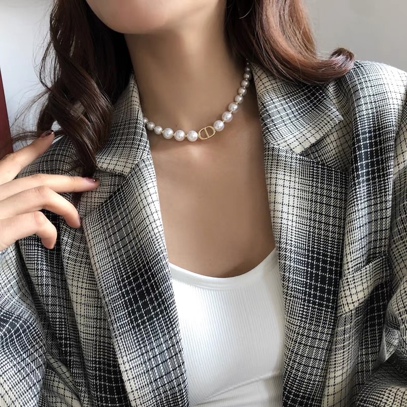 Vòng cổ nữ đính hạt phong cách cổ điển - Maben