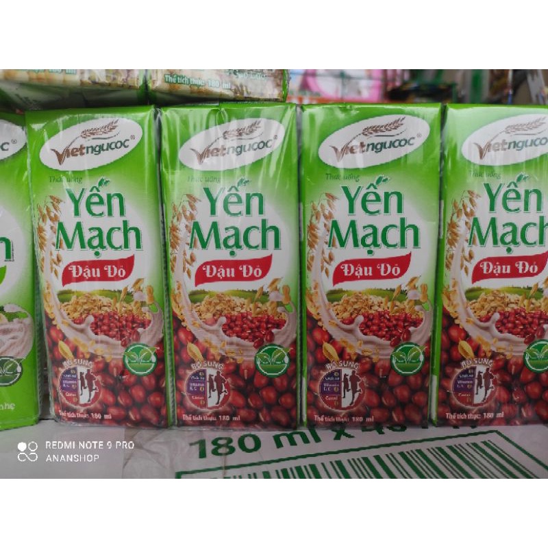 Thùng 40 hộp 180ml ngũ cốc uống liền Việt Ngũ Cốc
