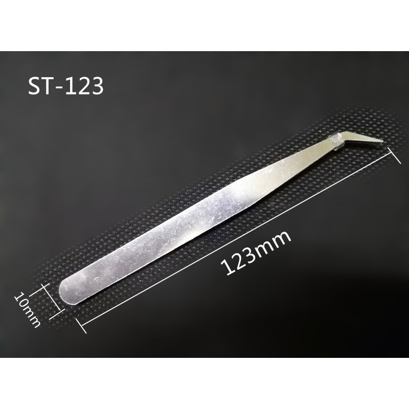 Nhíp kẹp thép không gỉ DIY, màu bạc