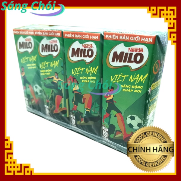 12 Hộp [12 x 180ml HSD 18/07/2022] Nestle MILO Sữa Lúa Mạch Với Activ-GO