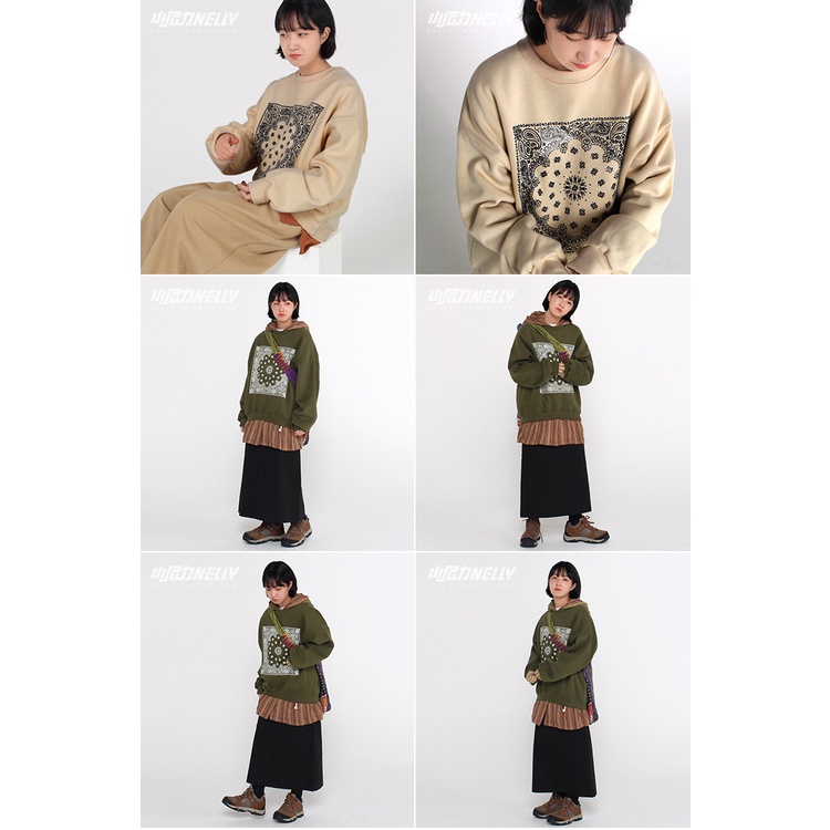 Áo sweater nỉ lót lông Nelly unisex mẫu mới 2022 MÃ 001