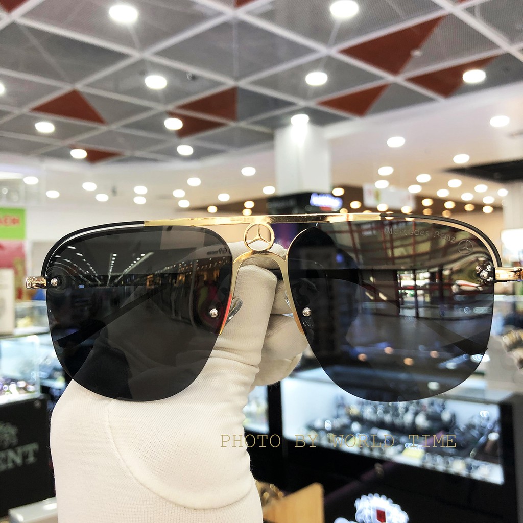 Kính mát nam cao cấp Benz M1366 full box, thẻ bảo hành 12 tháng, tròng Polarized, chống chói, chống loá, chống tia UV400