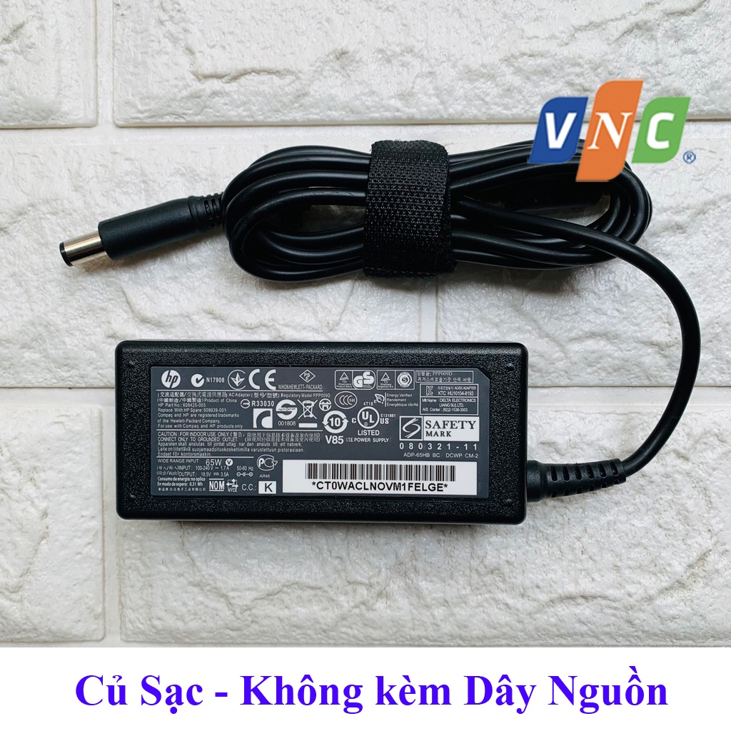 Sạc Laptop HP chân kim to 18.5V - 3.5A loại tốt (FREE SHIP ĐƠN TỪ 50K)