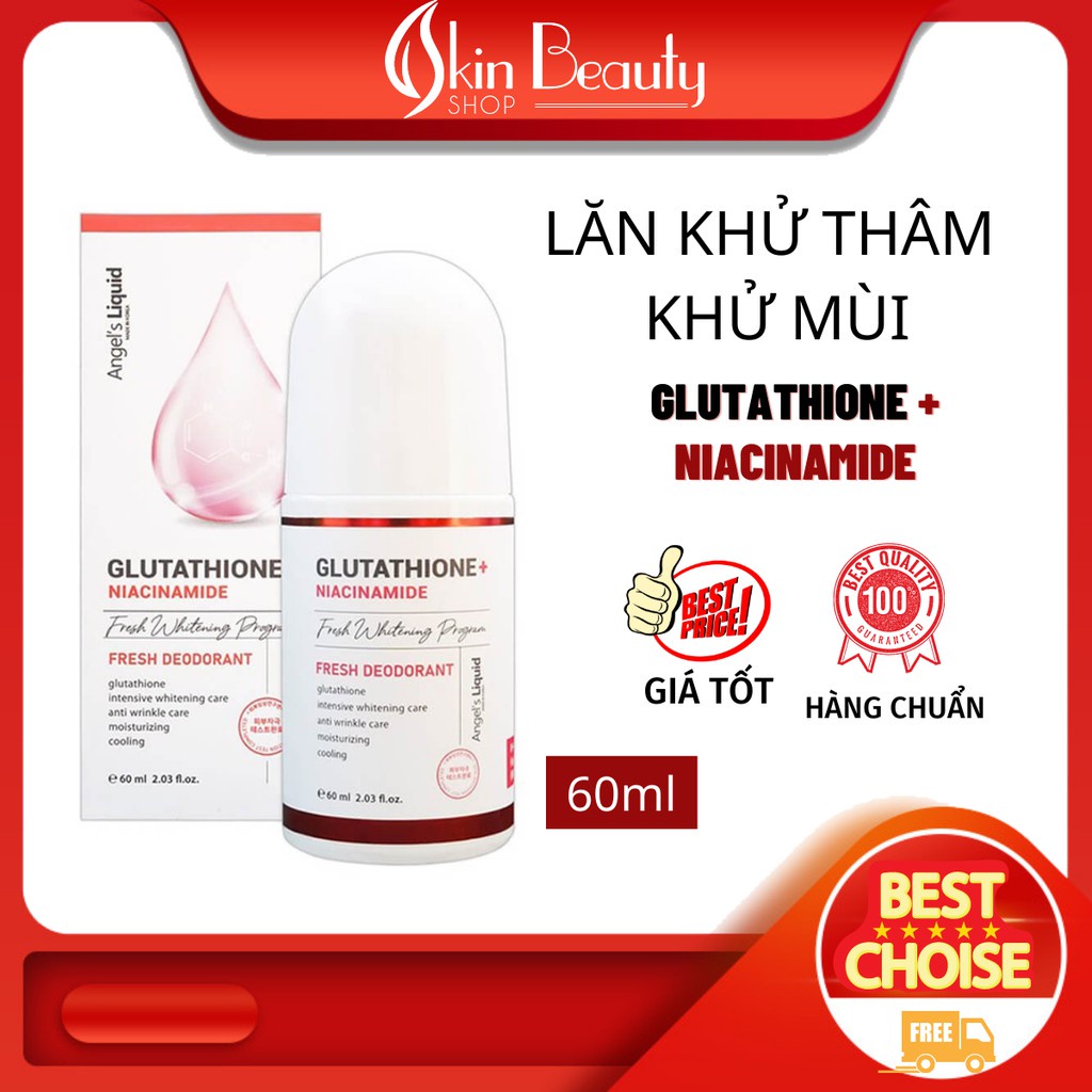 [Hàn Quốc] Lăn nách Glutathione Niacinamide dưỡng trắng da vùng nách 60ml