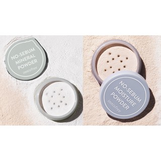 INNISFREE No Sebum Mineral Power (5g), Moisture Powder (5g) "2021.04 Ra mắt + Phấn phủ miễn phí 1ea