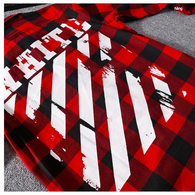 Áo Khoác Sơ Mi FLANNEL CARO WHITE CAO CẤP TRẺ TRUNG CÁ TÍNH